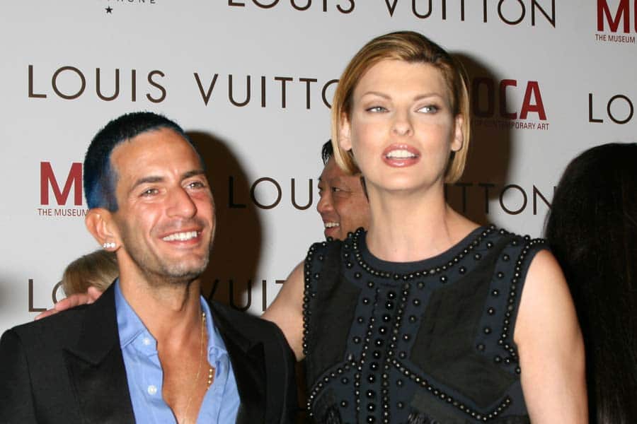 Marc Jacobs and Linda Evangelista