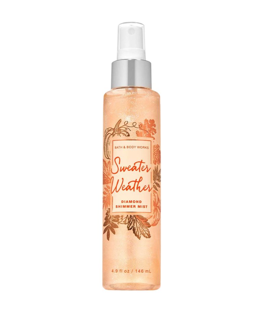 Bath Body Works SWEATER WEATHER Diamond Shimmer Mist