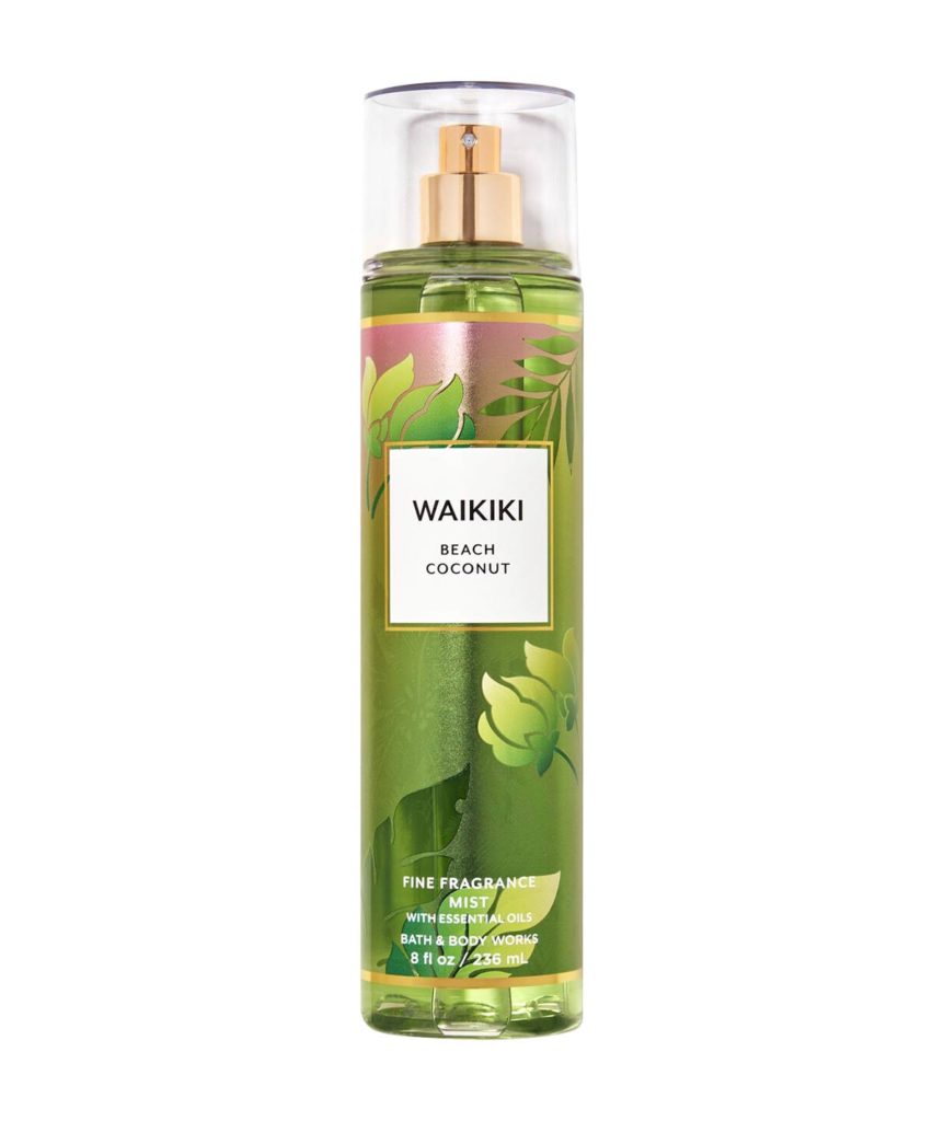 Bath Body Works Waikiki Beach Coconut Perfume