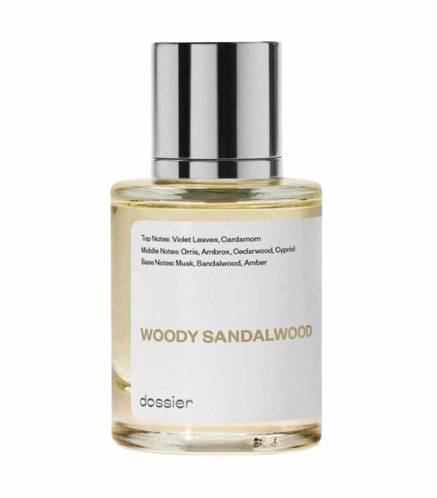 Dossier Woody Sandalwood dupe of Le Labo Fragrances'  Santal 33
