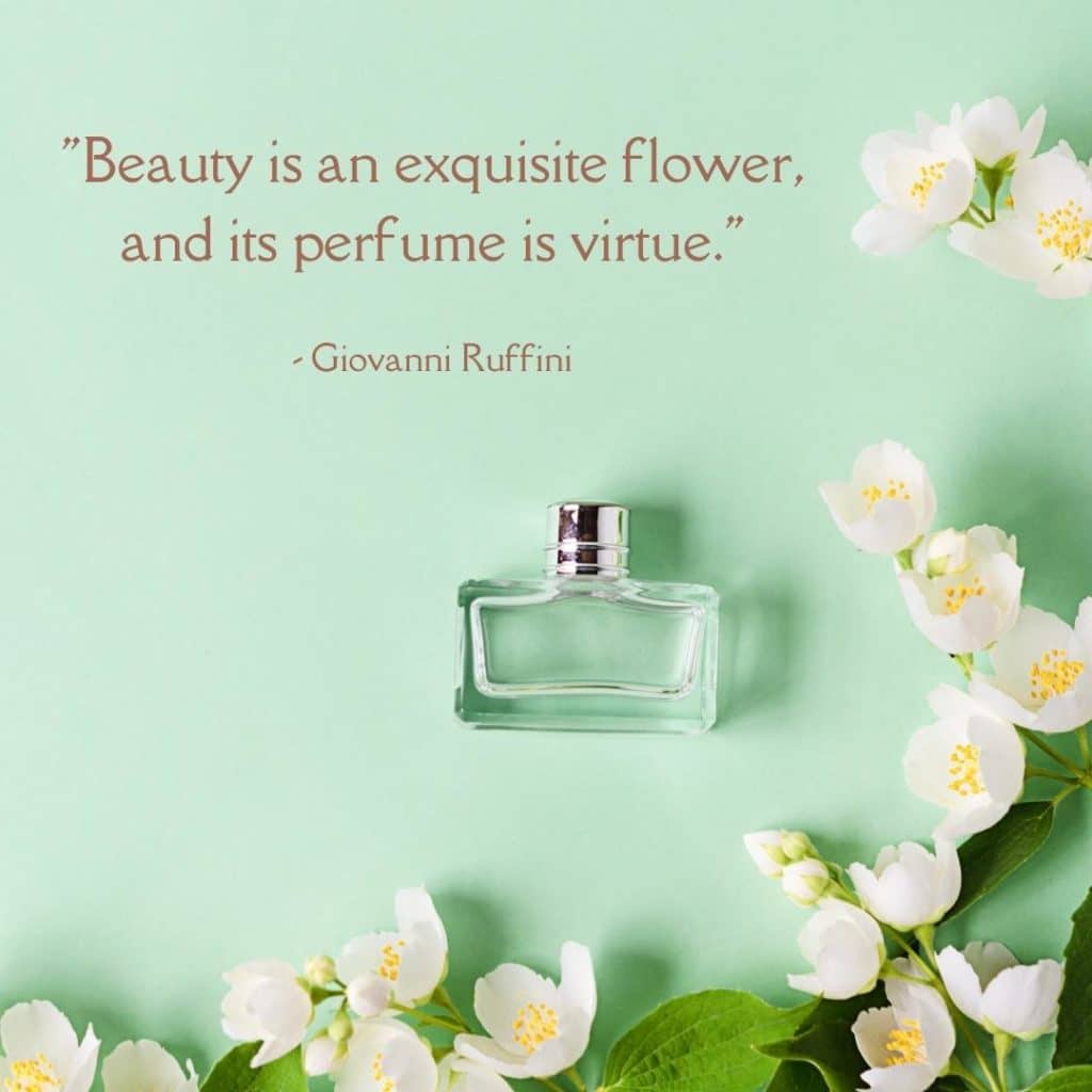 Classy Short Perfume Quote from Giovanni Ruffini