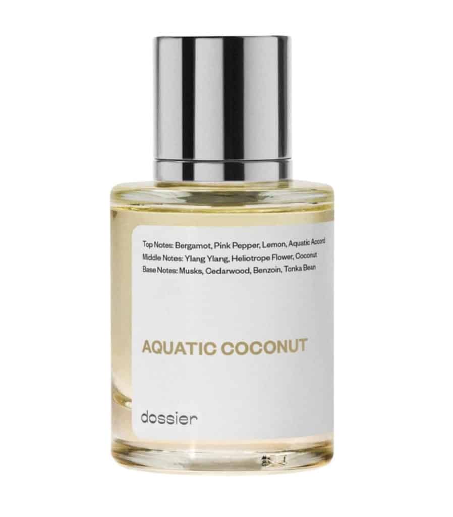 Dossier Aquatic Coconut dupe of Maison Margiela's  Replica Beach Walk