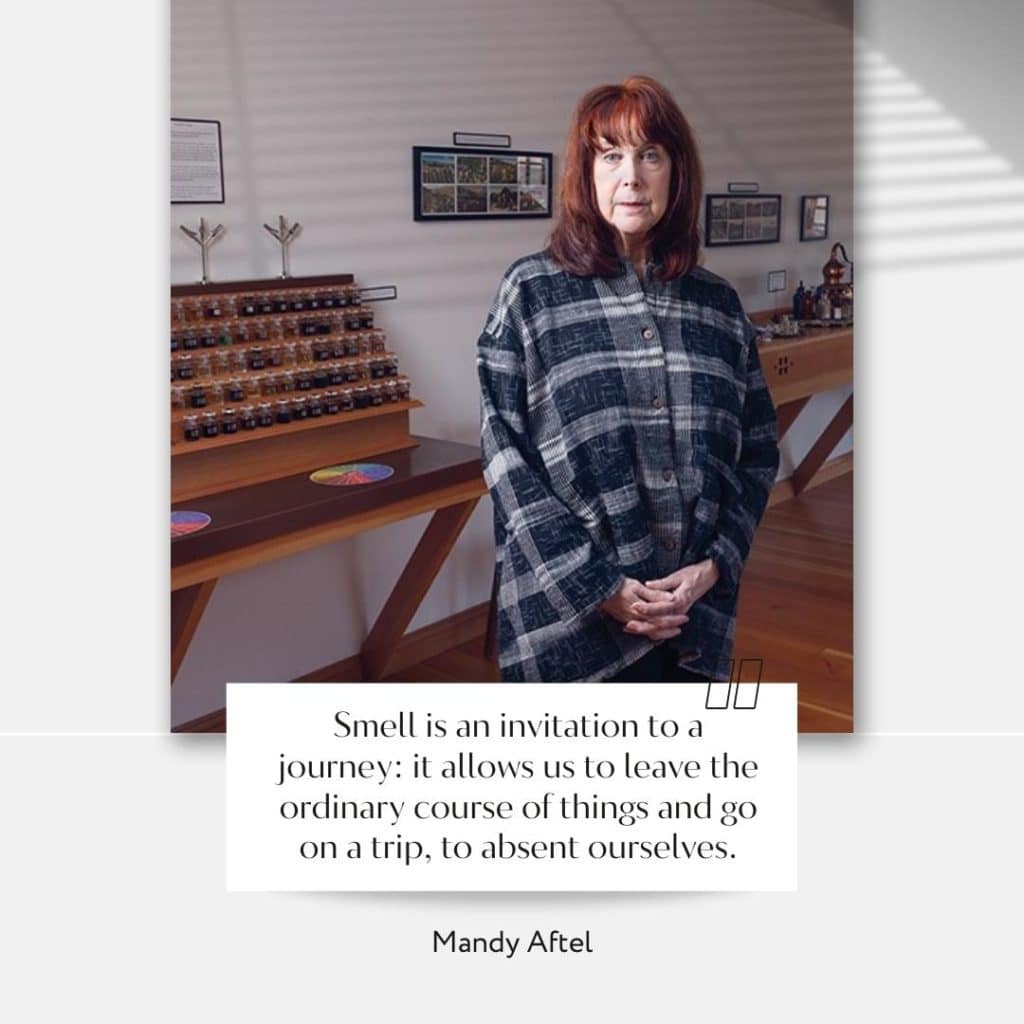 Perfume Quote About Scent Smell from Mandy Aftel