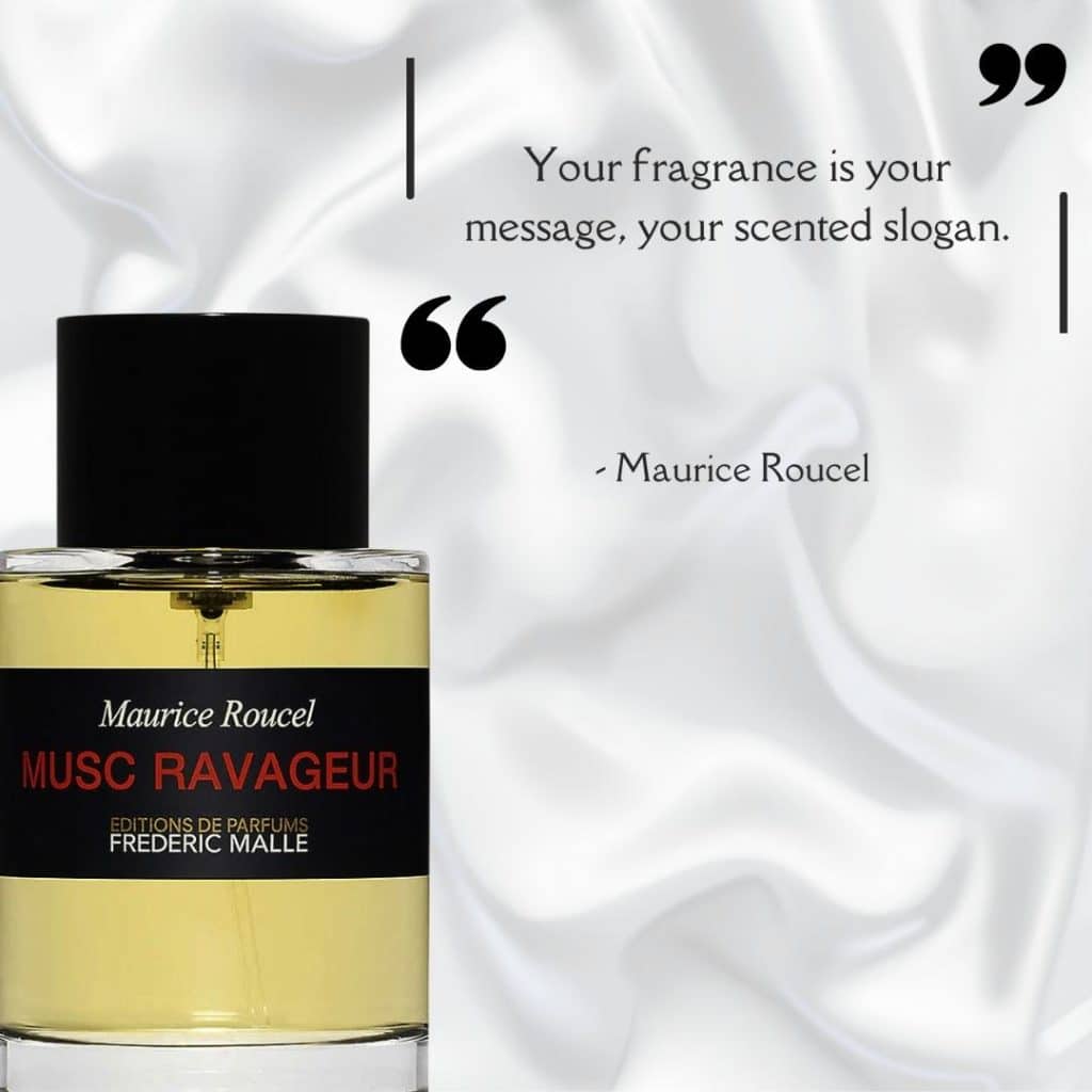 Perfume Quote About Smelling Good from Maurice Roucel