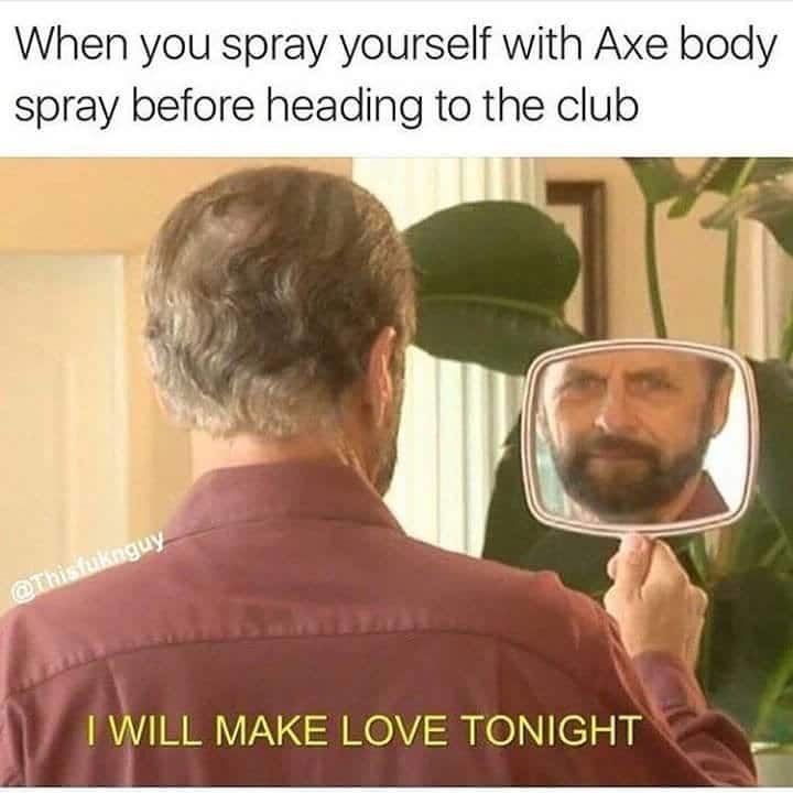 Axe Body Spray Meme