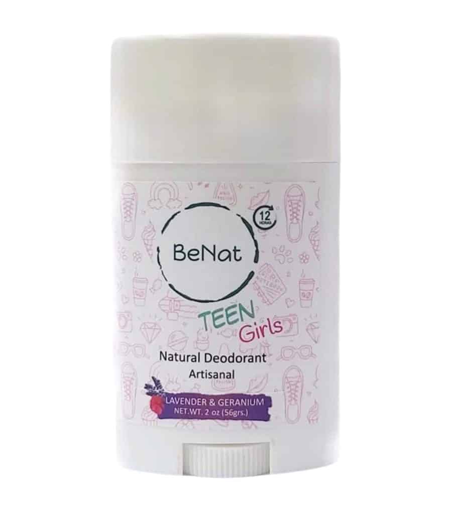 BeNat All Natural Deodorant For Teen Girls