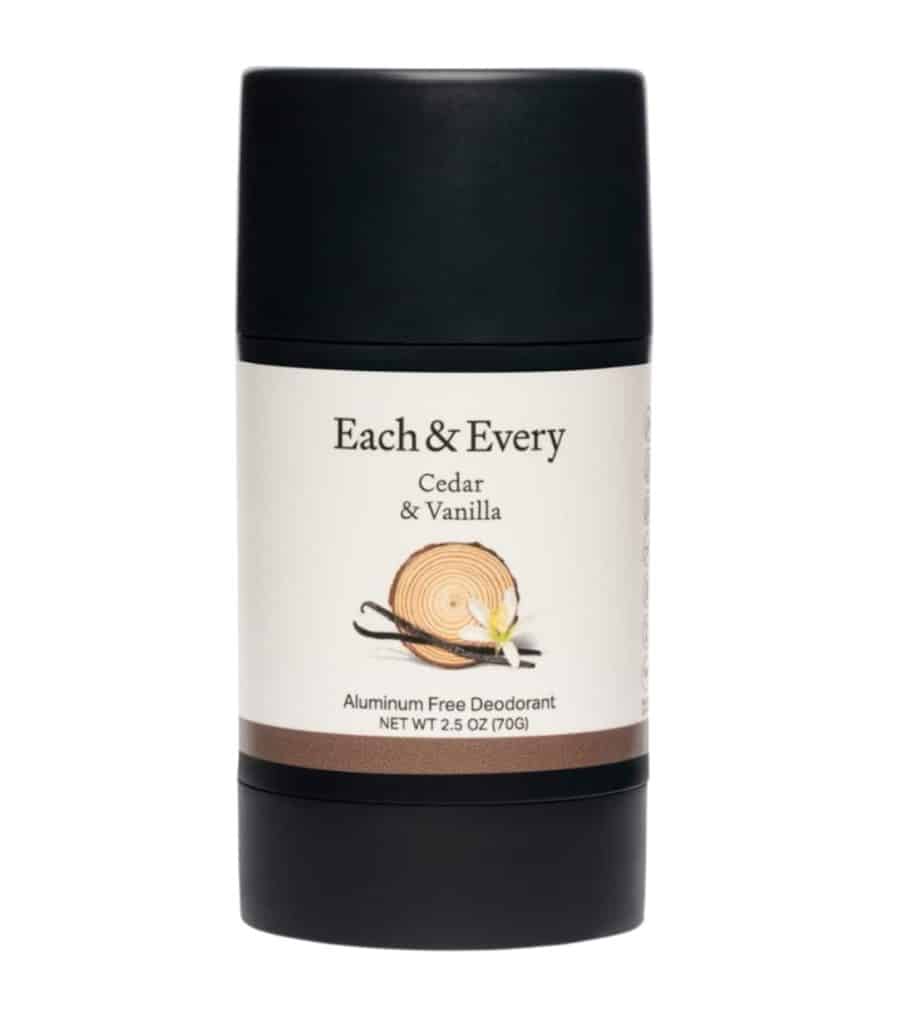 Each Every Natural Deodorant Cedar Vanilla