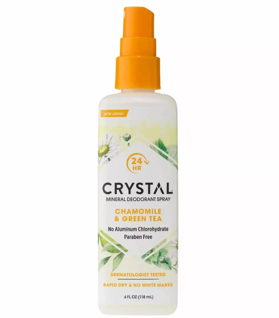 Crystal Mineral Deodorant Spray Chamomile And Green Tea