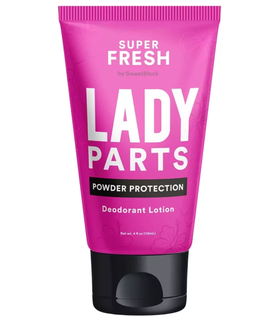 Super Fresh Lady Parts Deodorant Lotion Powder Protection