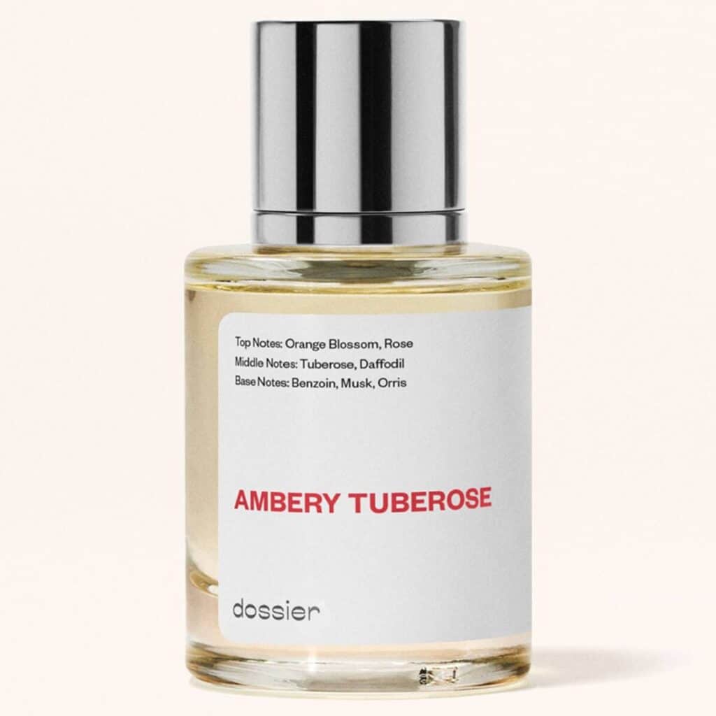 Dossier Ambery Tuberose dupe of Diptyque's  Do Son