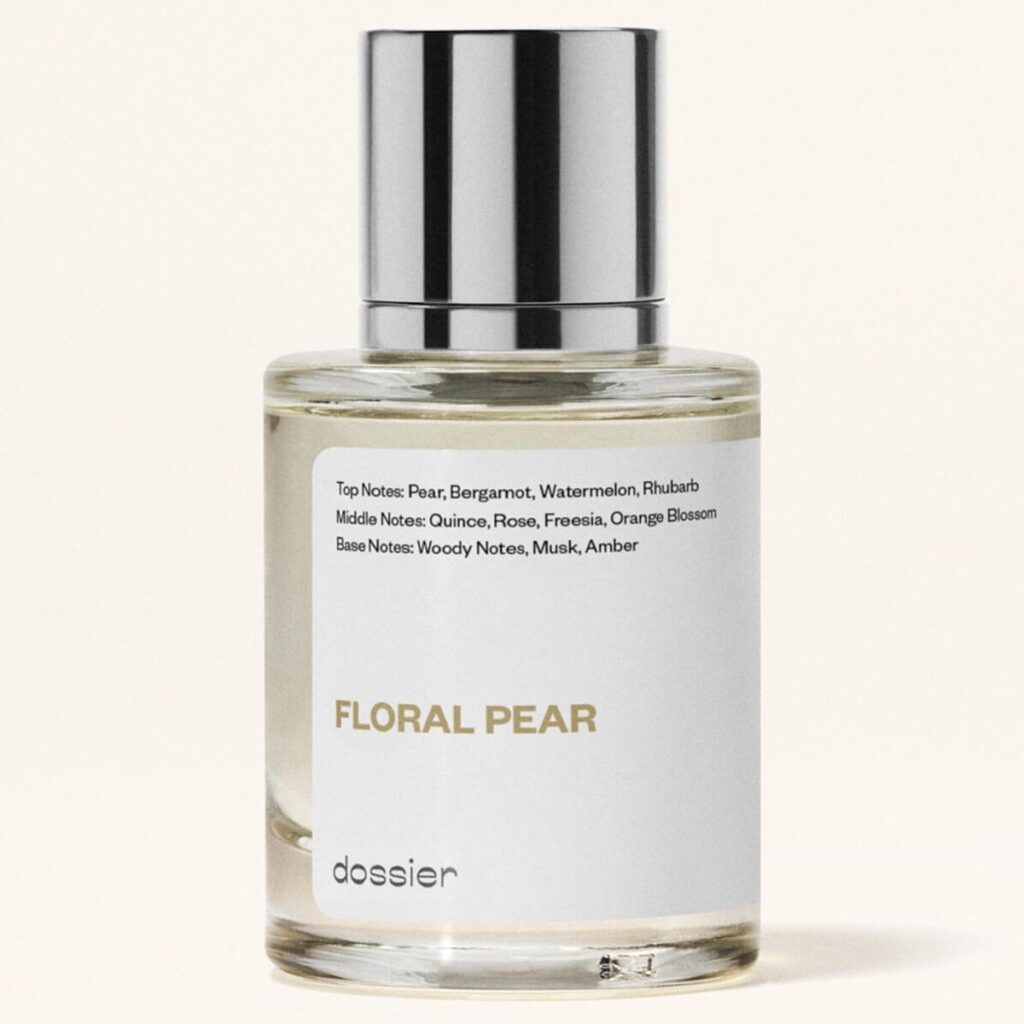 Dossier Floral Pear dupe of Jo Malone's  English Pear and Freesia