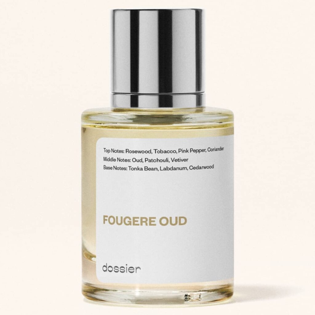 Dossier Fougere Oud dupe of Tom Ford's  Oud Wood