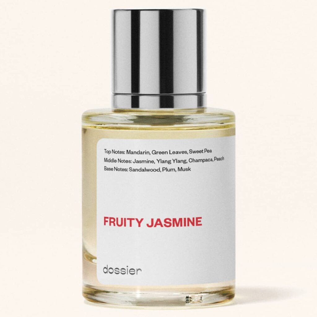 Dossier Fruity Jasmine dupe of Dior's  J’Adore