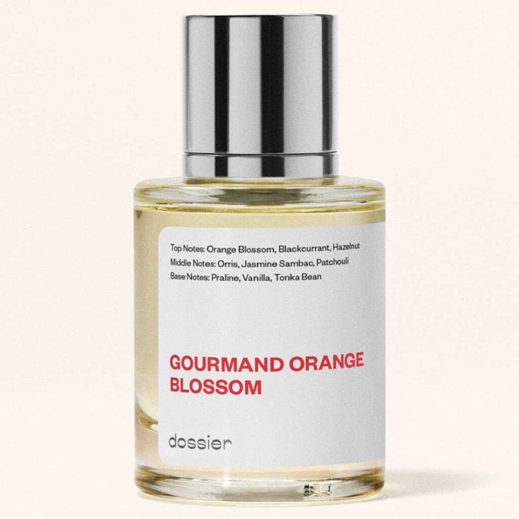 Dossier Gourmand Orange Blossom dupe of Lancome's  La Vie Est Belle