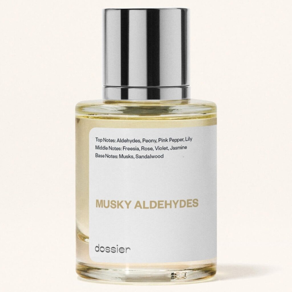 Dossier Musky Aldehydes dupe of Byredo's  Blanche