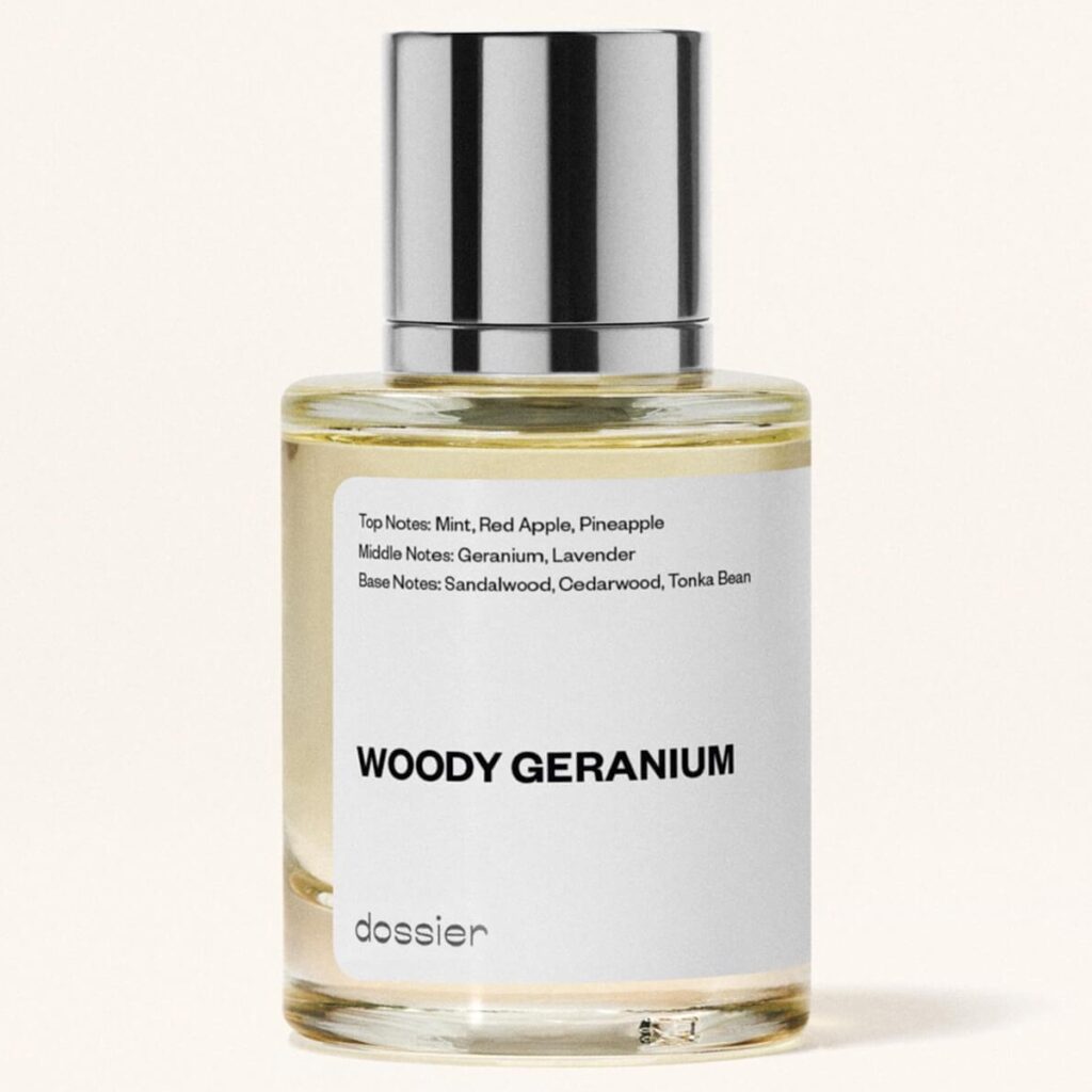 Dossier Woody Geranium dupe of Montblanc's  Legend