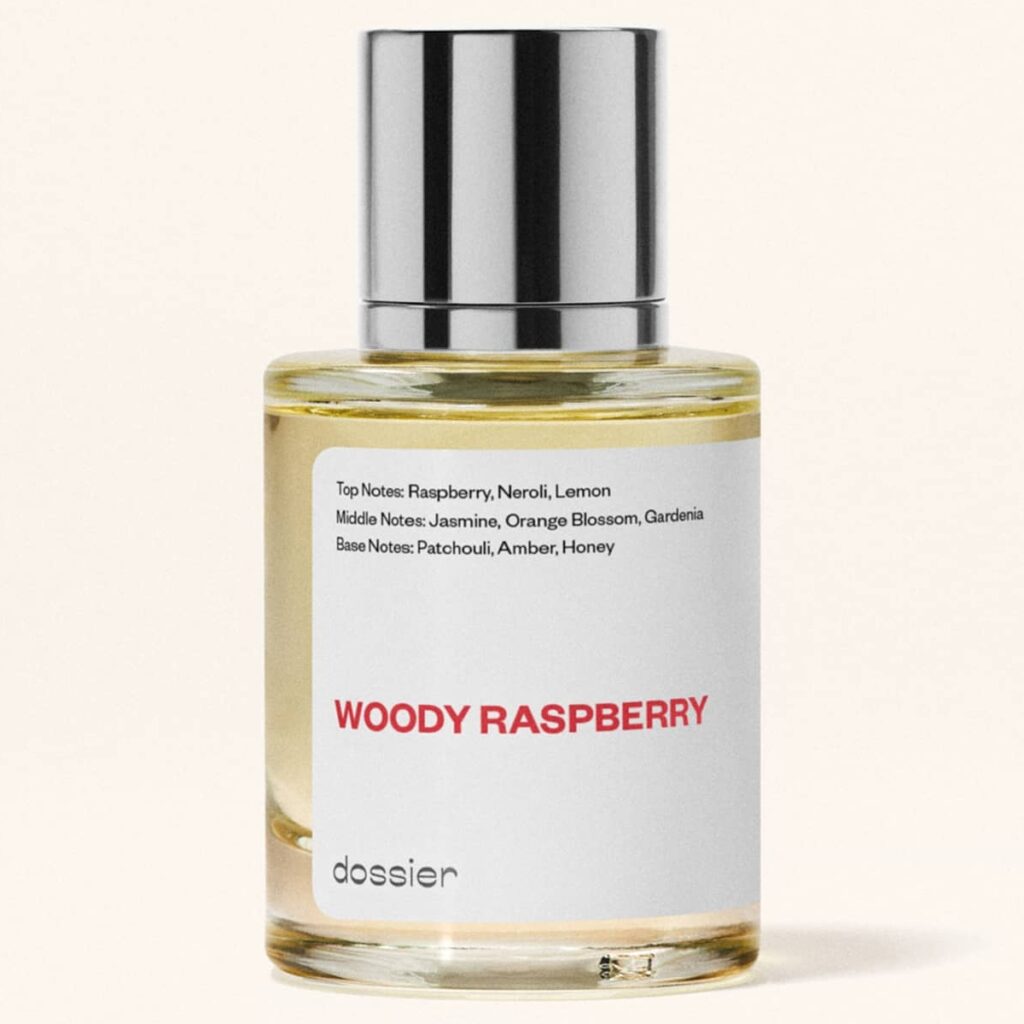 Dossier Woody Raspberry dupe of Paco Rabanne's  Lady Million